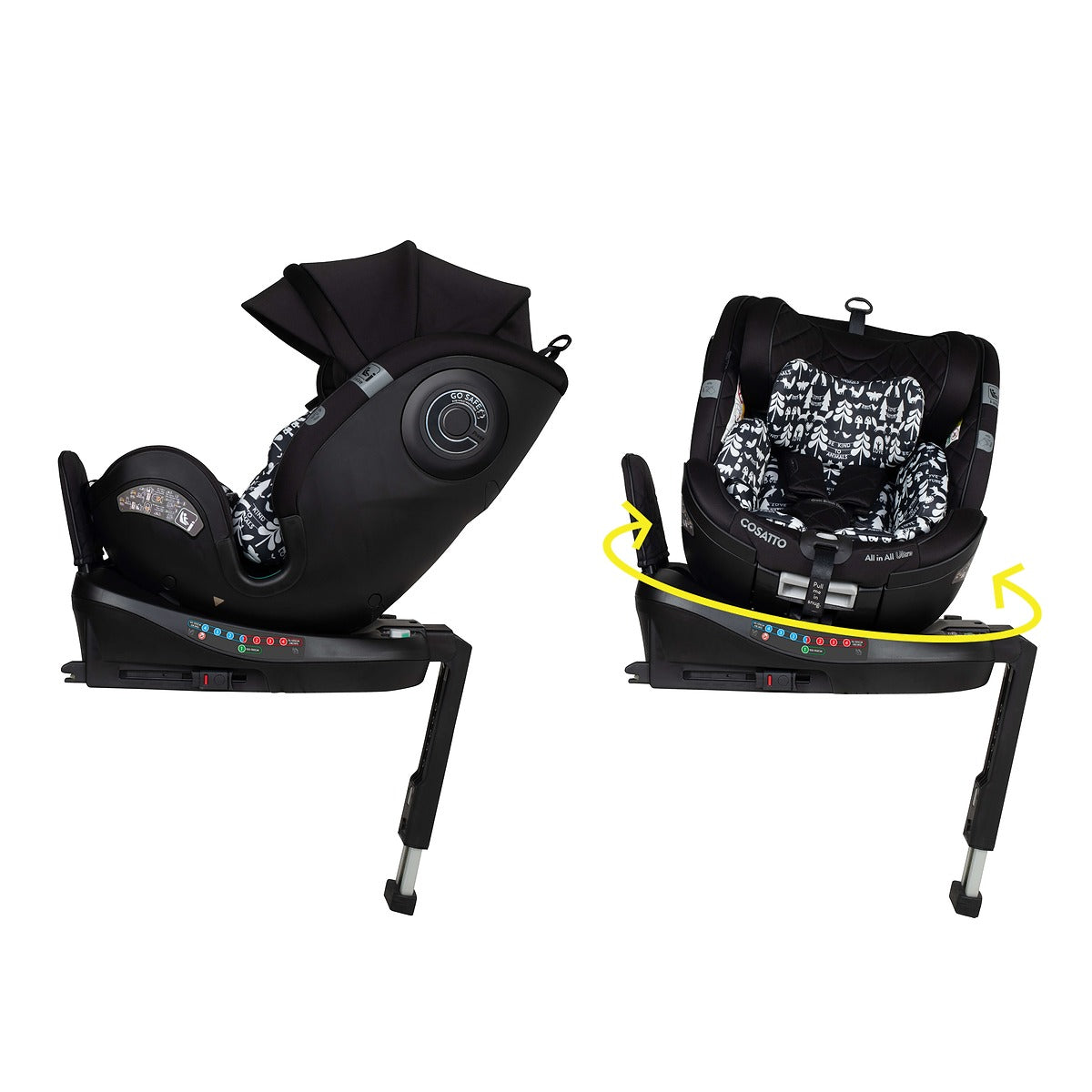 Cosatto All in All Ultra 360 Rotate i-Size Car Seat - Silhouette
