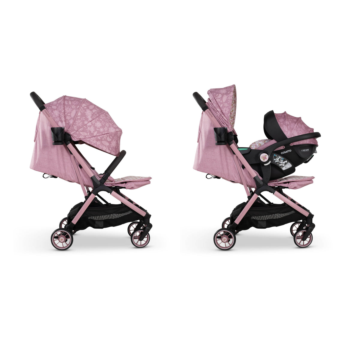 Cosatto Woosh City Recline Car Seat Bundle - Camille