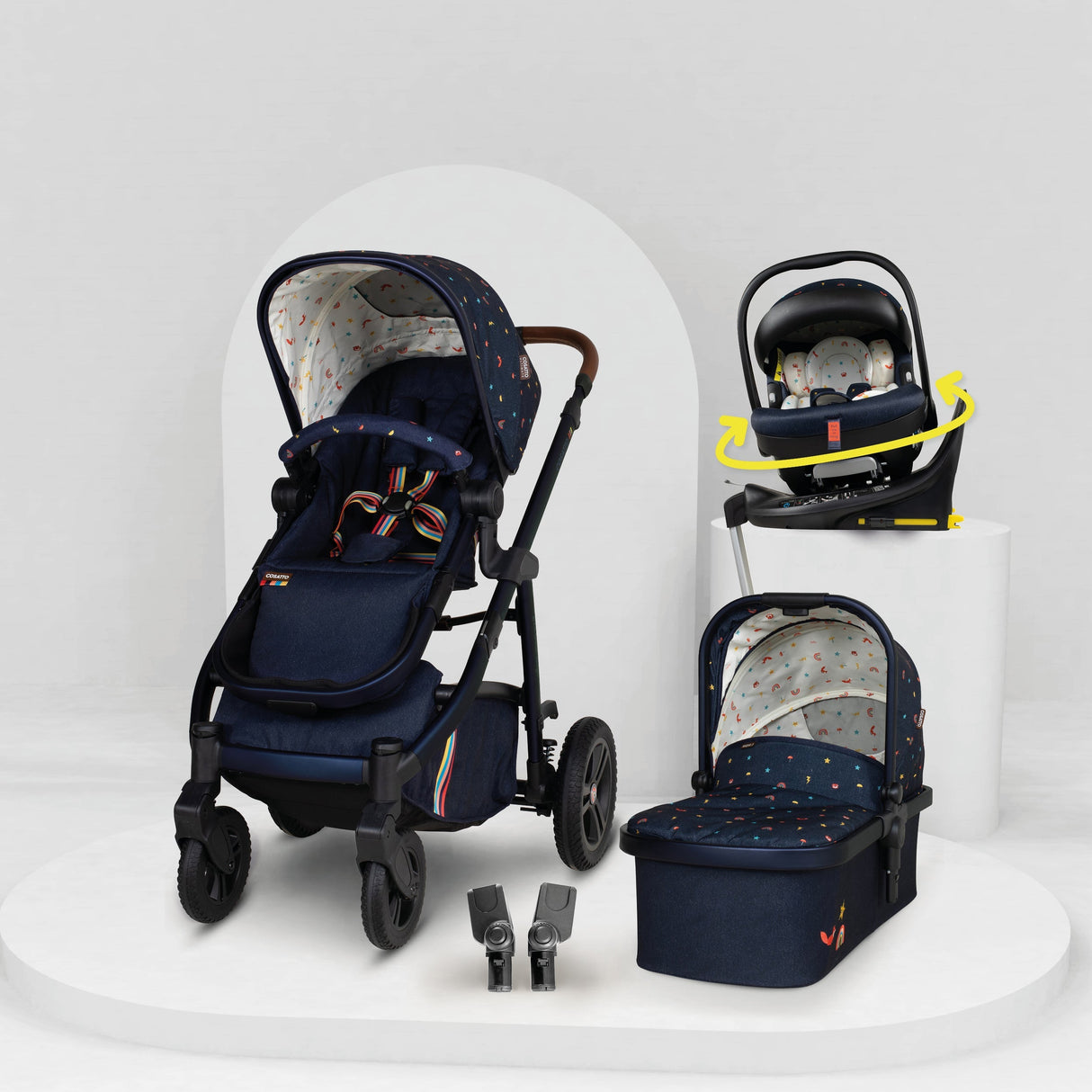 Cosatto Wow 3 Rotate Bundle - Doodle Days