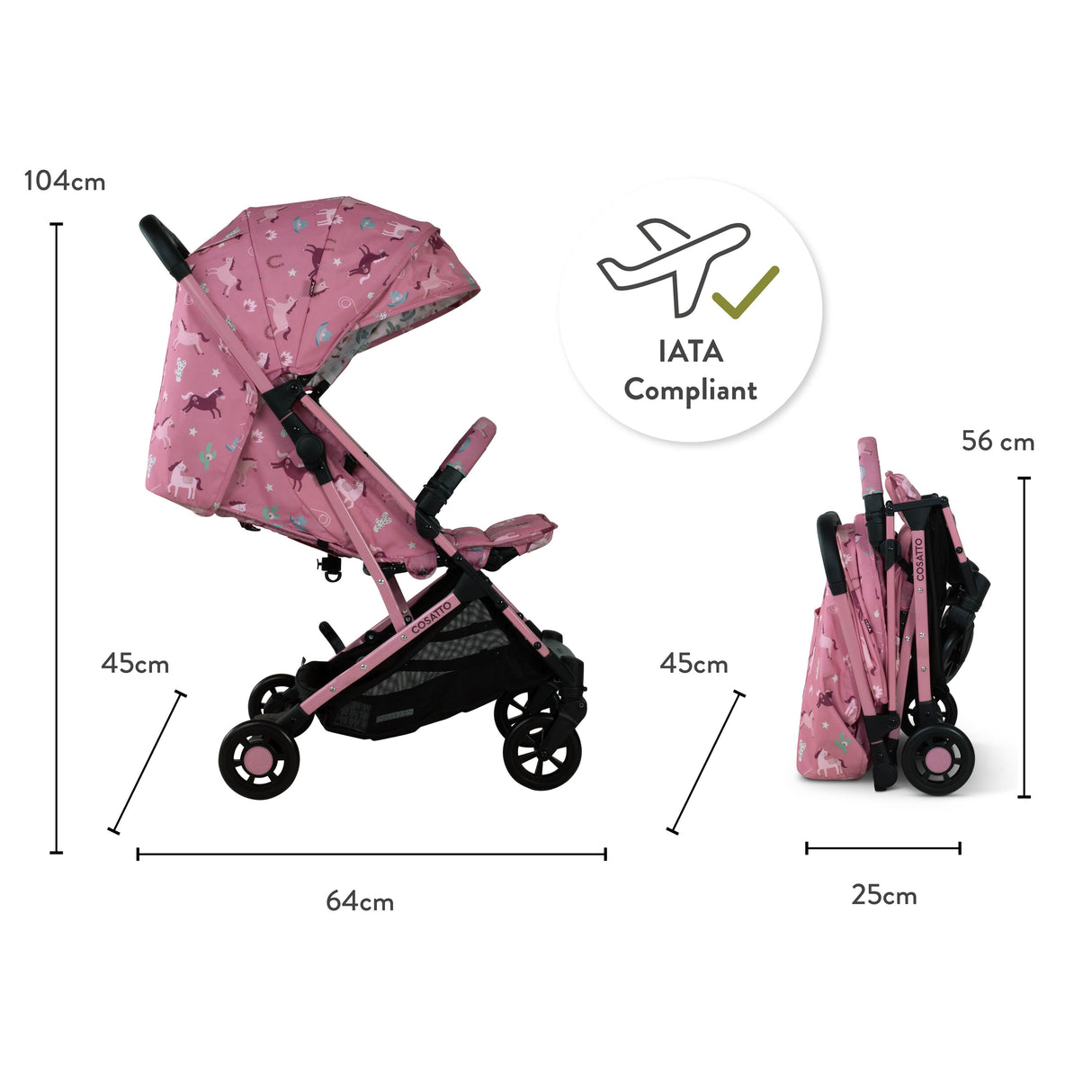 Cosatto Yo! Stroller - Pony Party