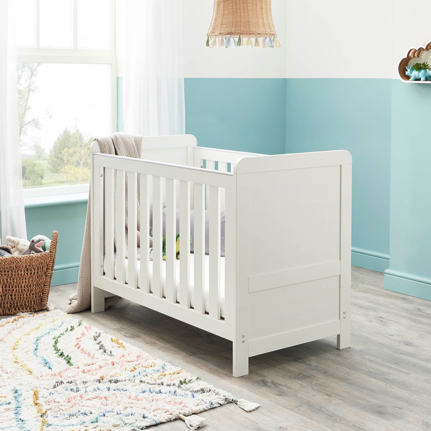 Babymore Caro Mini 3 Piece Room Set - White Wash