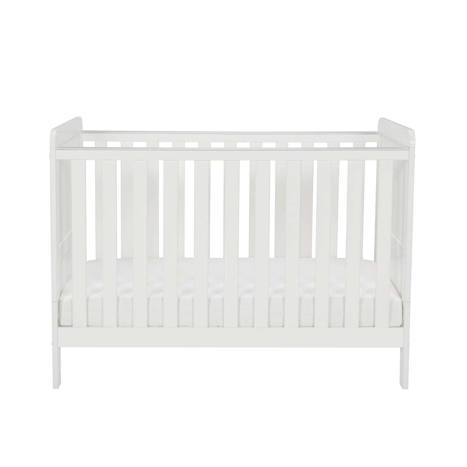 Babymore Caro Urban Mini Cot Bed - White