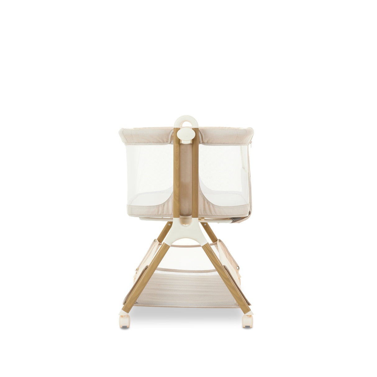 Obaby Cloud Bedside Crib - Oatmeal