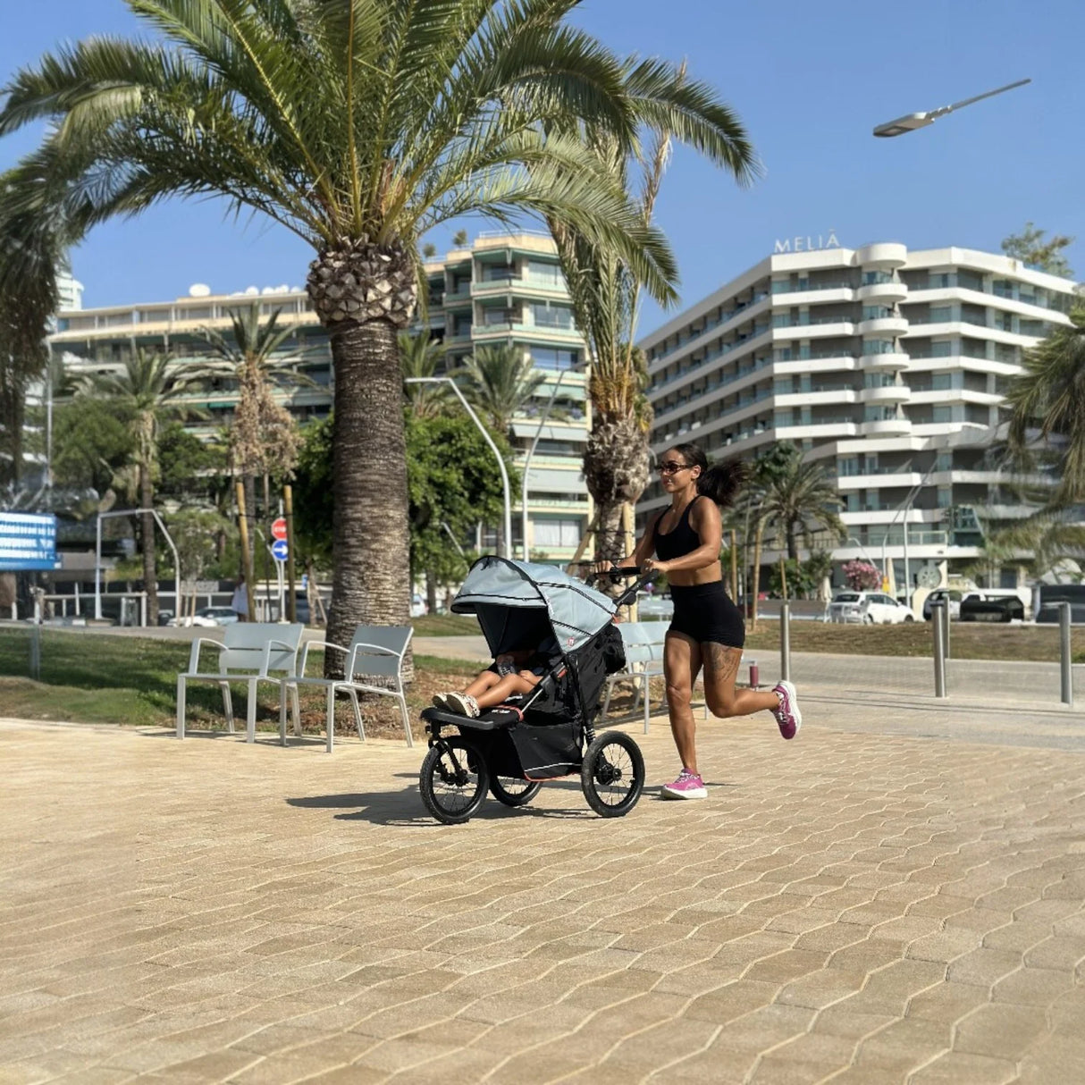 Out n About Nipper V6 Plus Single Adventure Bundle - Highland Blue