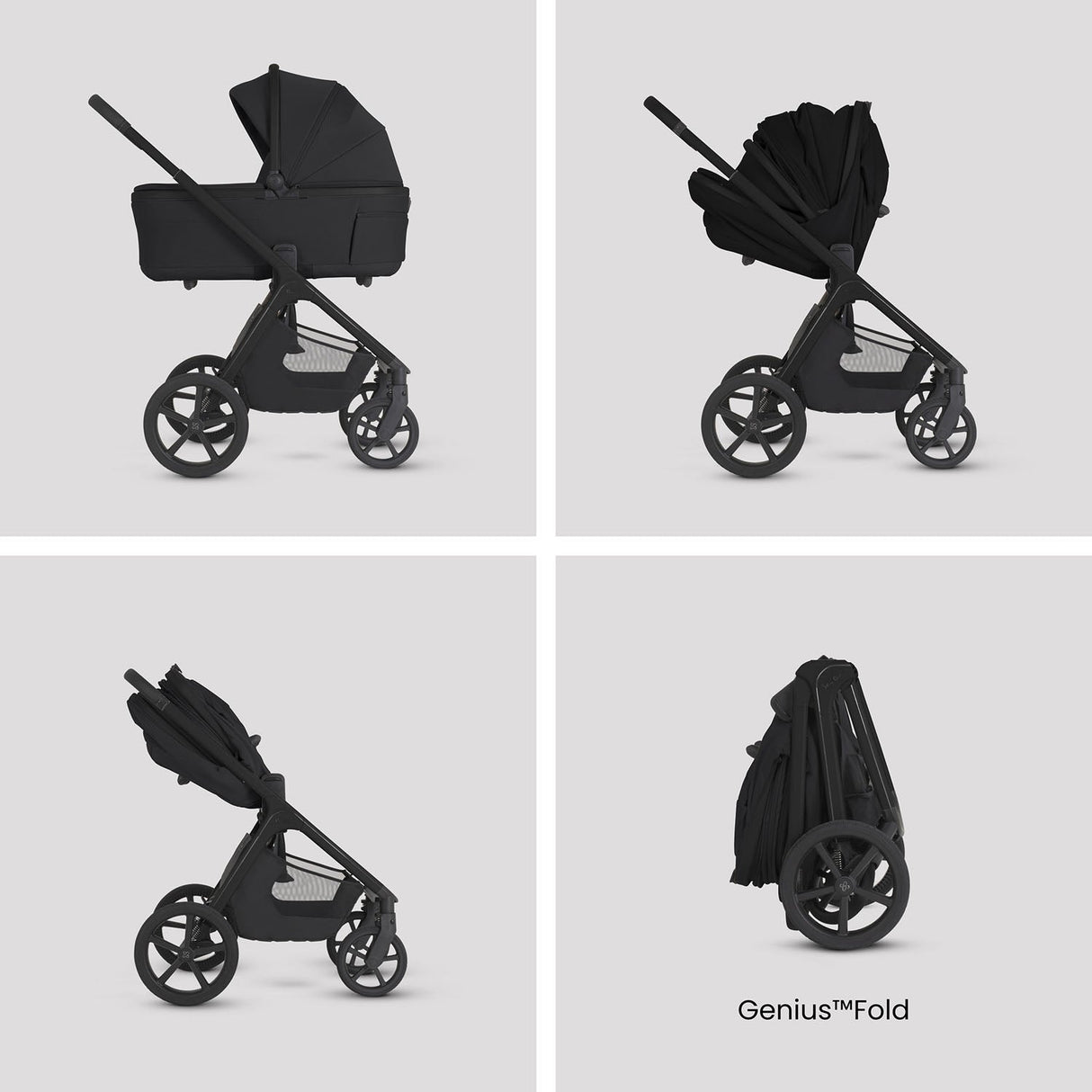 Silver Cross Cove 2 Ultimate Cybex Cloud T Car Seat Bundle - Onyx