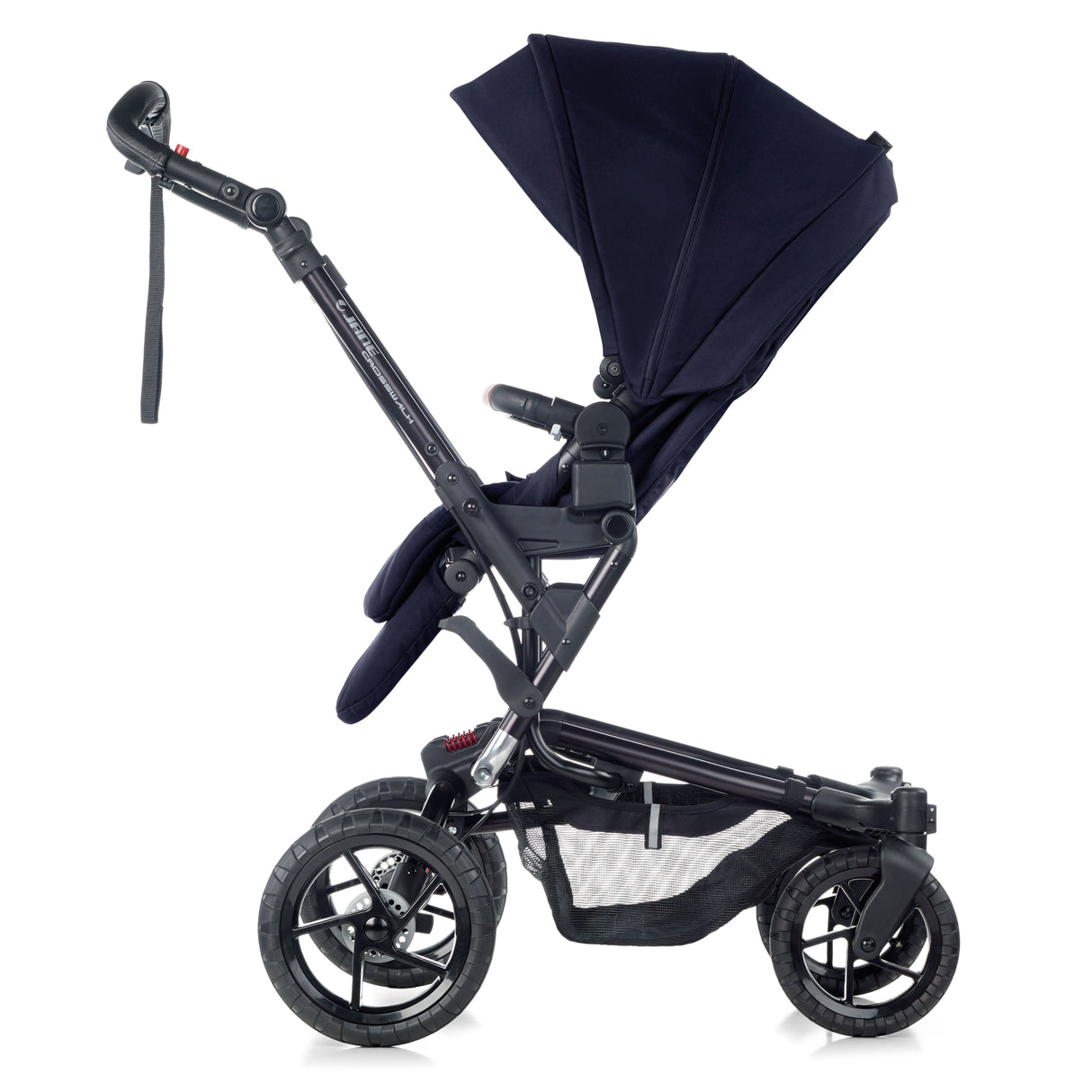 Jané Crosswalk-R All-Terrain Travel System with Carrycot & Koos iSize R1, Tech Mouse / Black Grey