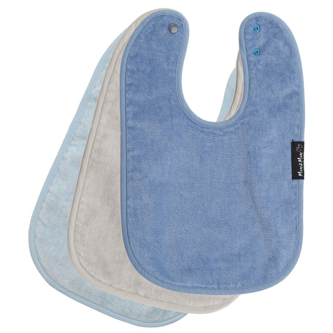 Mum 2 Mum Standard Wonder Bib - Baby Blue