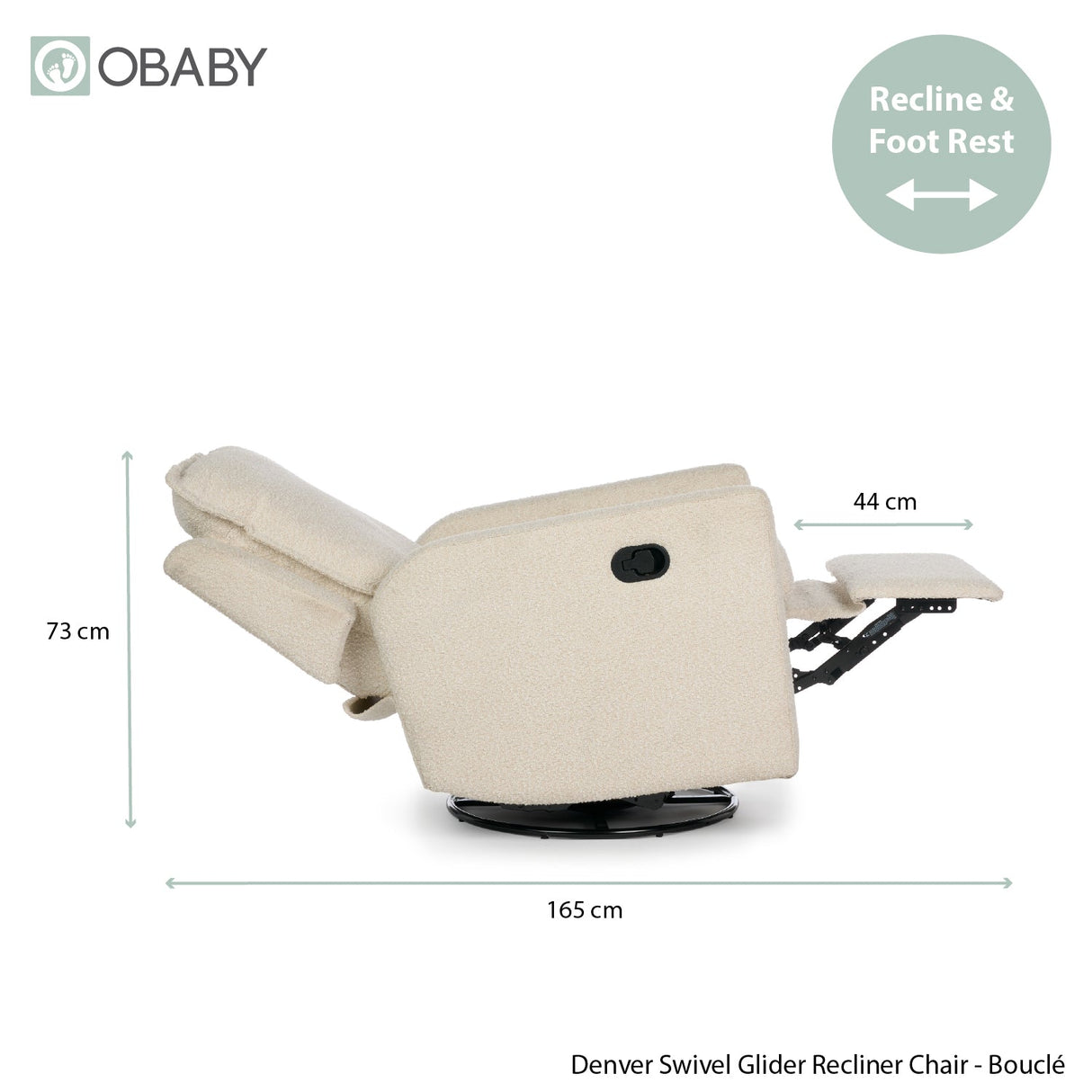 Obaby Denver Chair - Bouclé