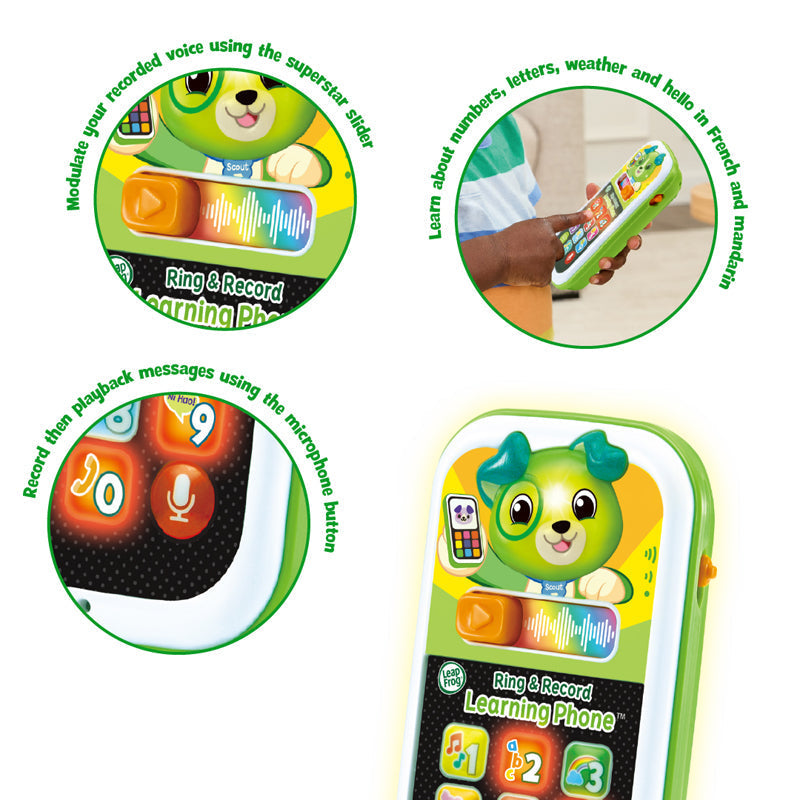 Leap Frog Scout's Ring & Record Learning Phone