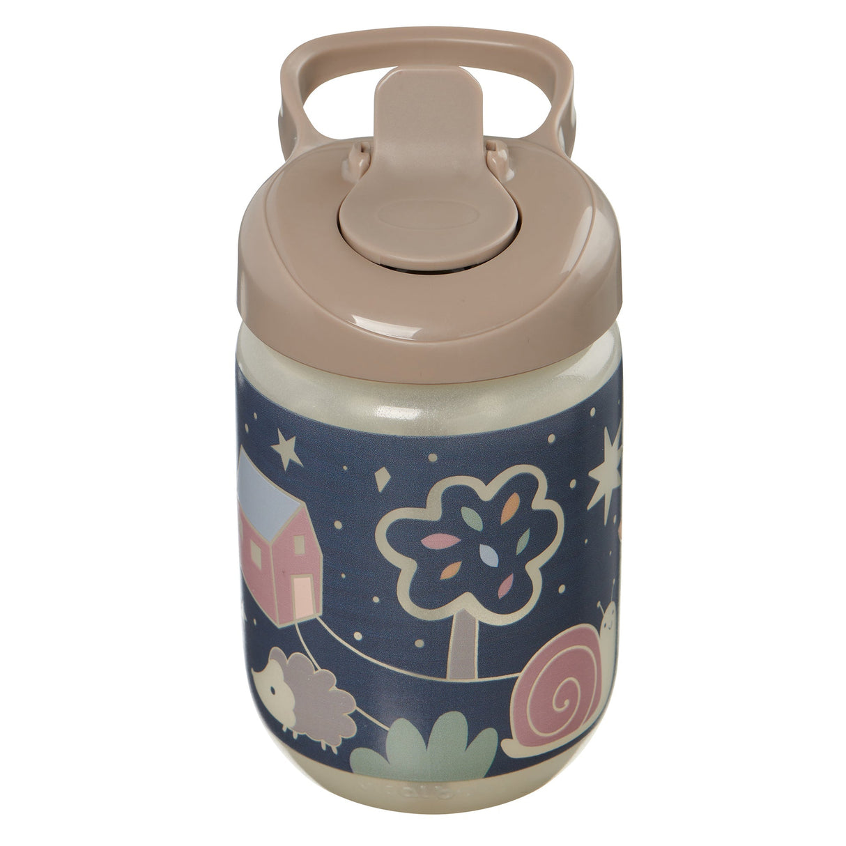 Vital Baby Hydrate Sippy Straw Glow in the Dark Woodland Glow 350ml