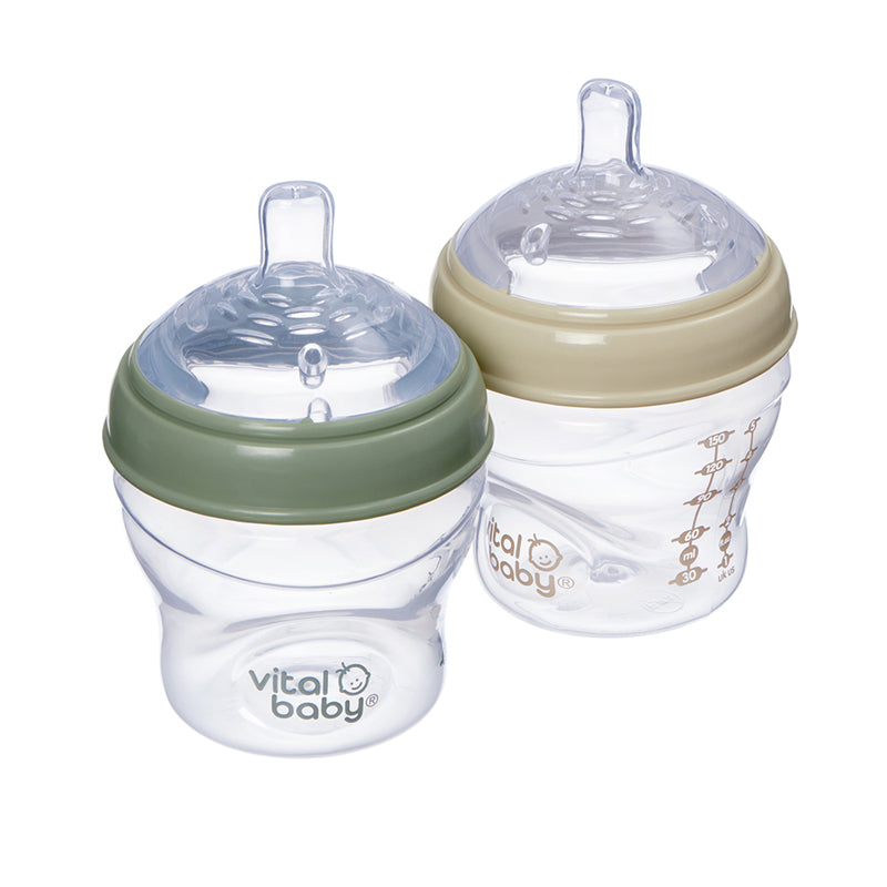 Vital Baby Nurture Breast Like Bottle 150ml 2Pk