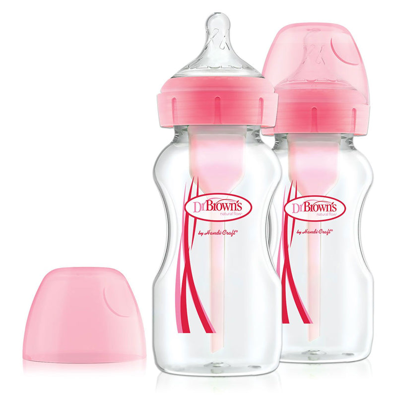 Dr Brown's Options+ Bottle Pink 270ml 2Pk