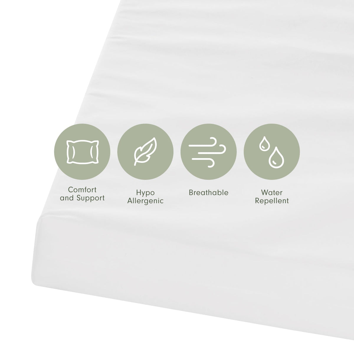 Tutti Bambini Eco Fibre Cot Mattress (60 x 120 cm) - White