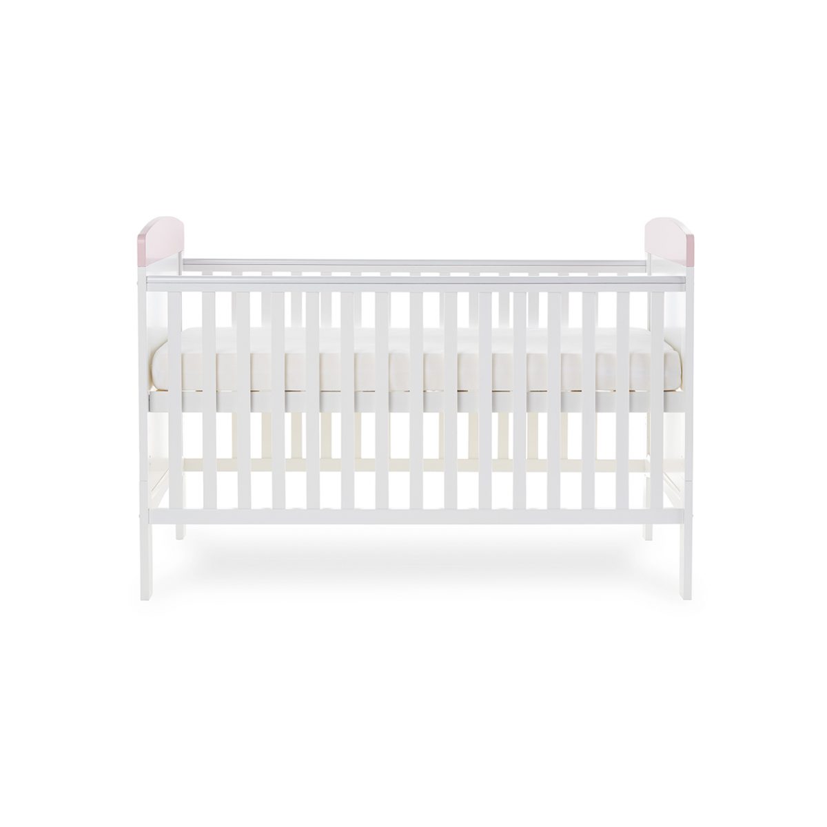 Obaby Grace Inspire Cot Bed - Me & Mini Me Elephants - Pink