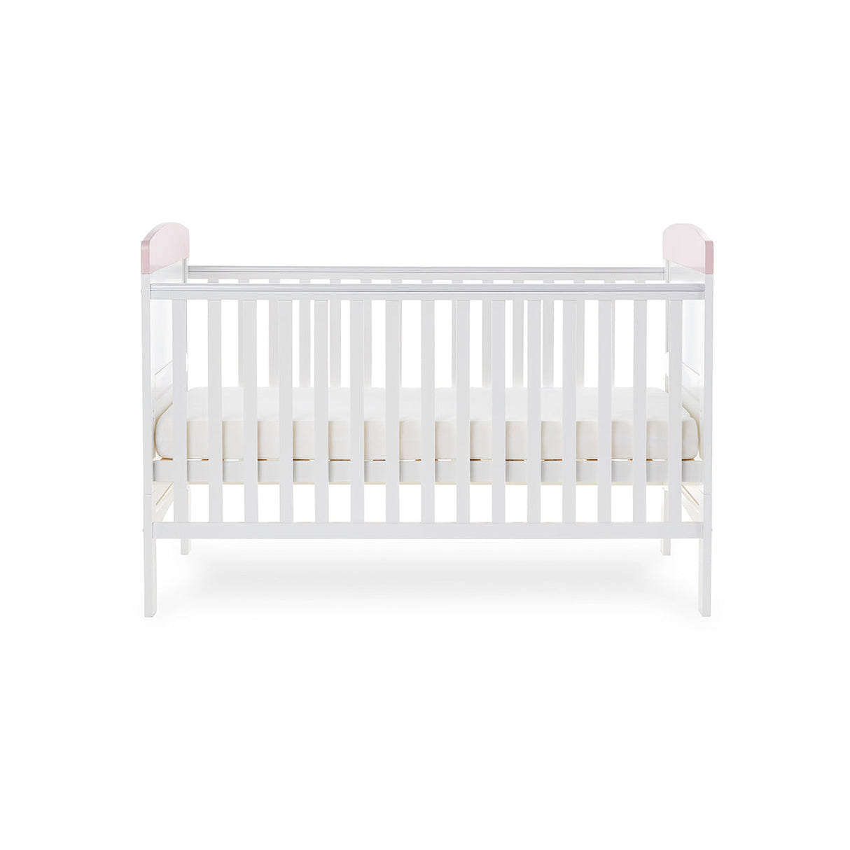 Obaby Grace Inspire Cot Bed & Underdrawer - Me & Mini Me Elephants - Pink