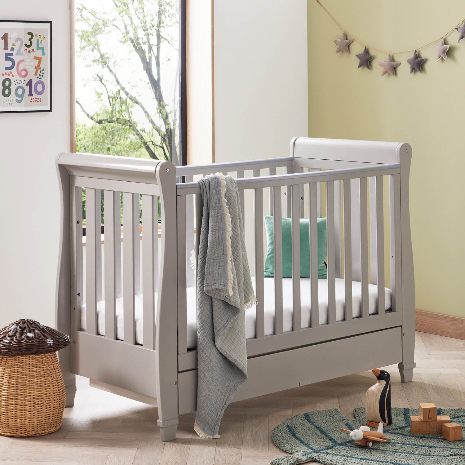 Babymore Eva 3 Piece Room Set - Grey