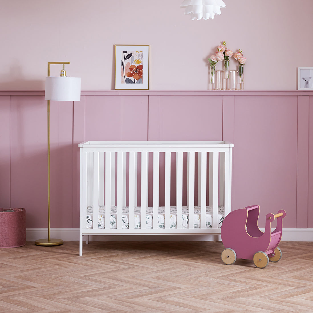 Obaby Evie Mini 3 Piece Room Set - White