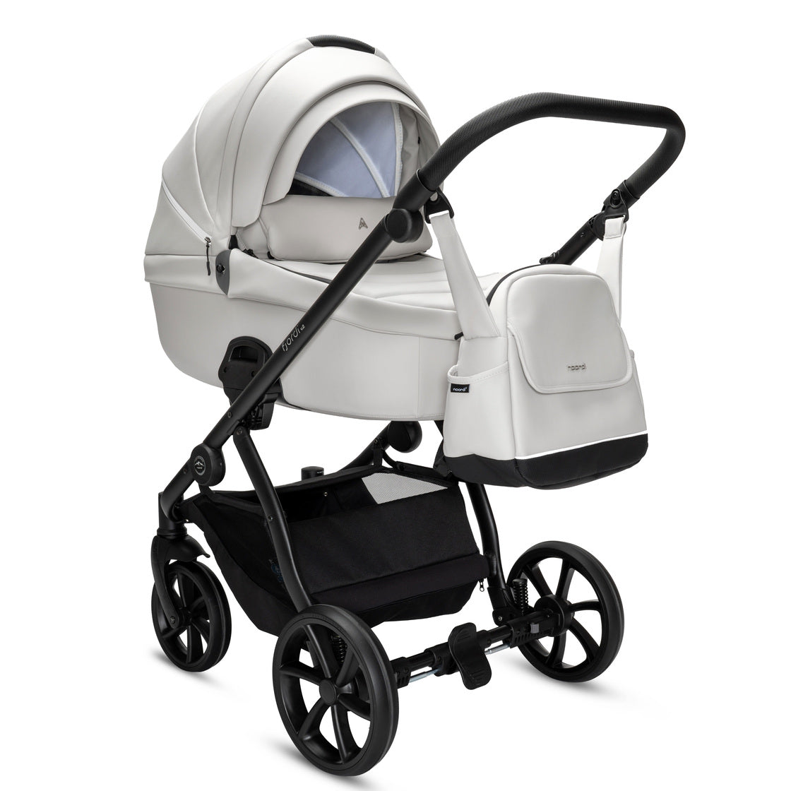 Noordi Fjordi V2 Leather - 3in1 Travel System with Terra i-Size Car Seat