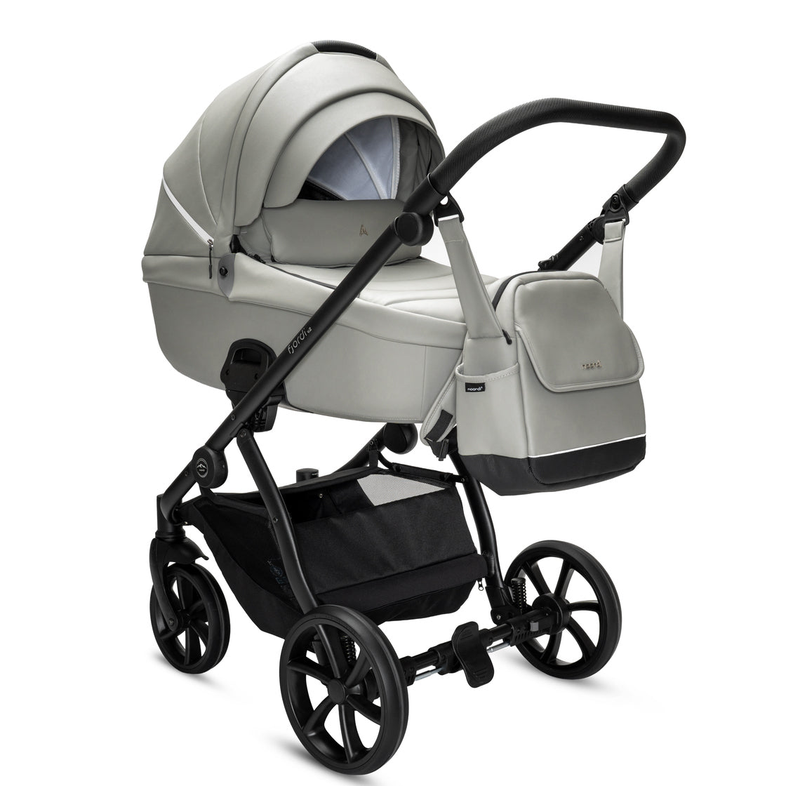 Noordi Fjordi V2 Leather - 3in1 Travel System with Terra i-Size Car Seat