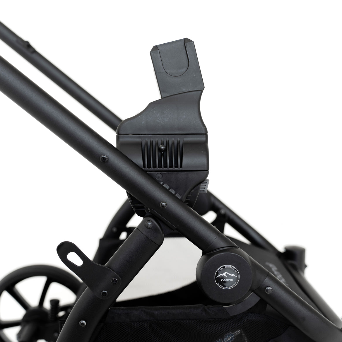 Noordi Fjordi V2 Leather - 2in1 Pushchair with ThermoCot™ Carrycot- Sage