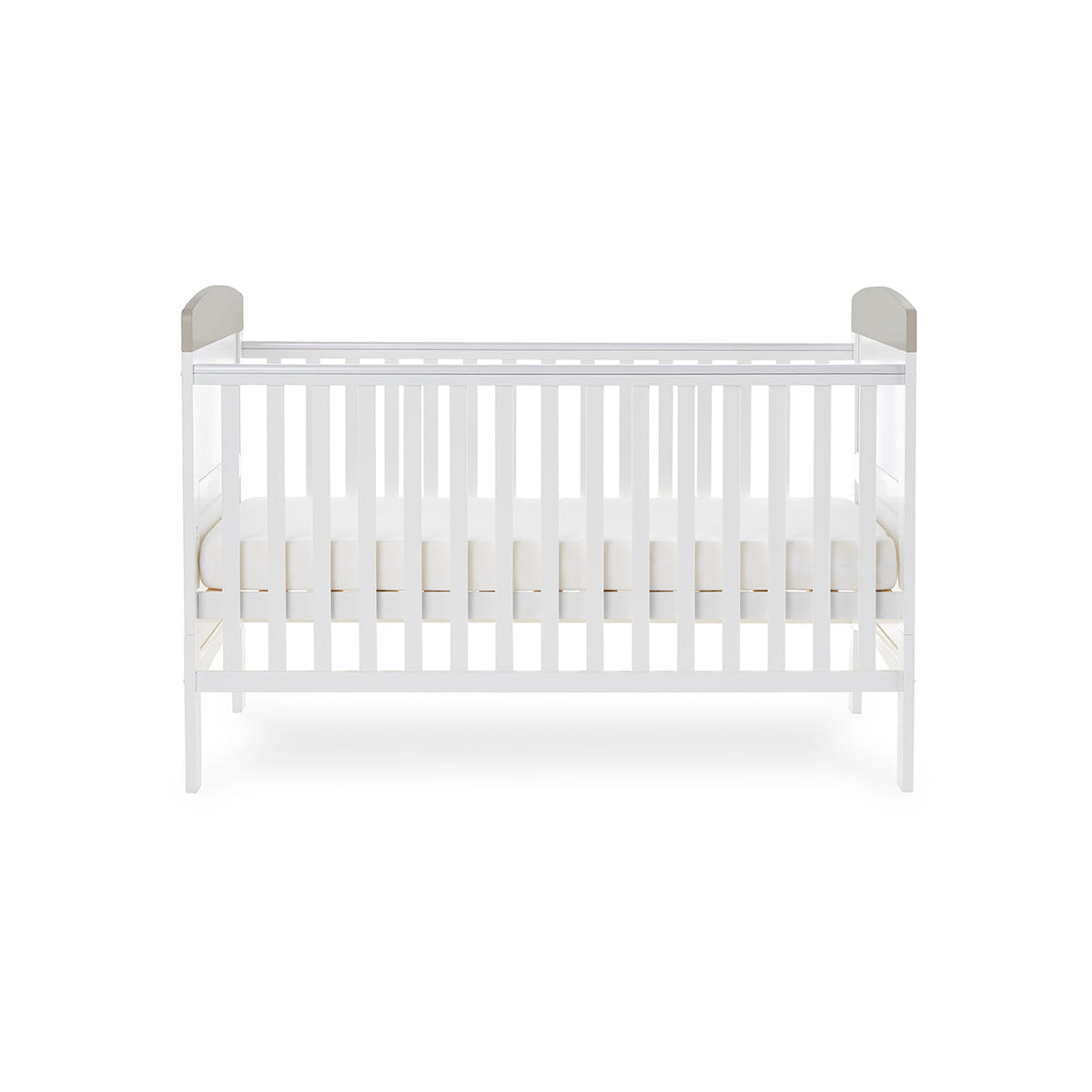 Obaby Grace Inspire Cot Bed & Underdrawer - Hello World Koala - Grey