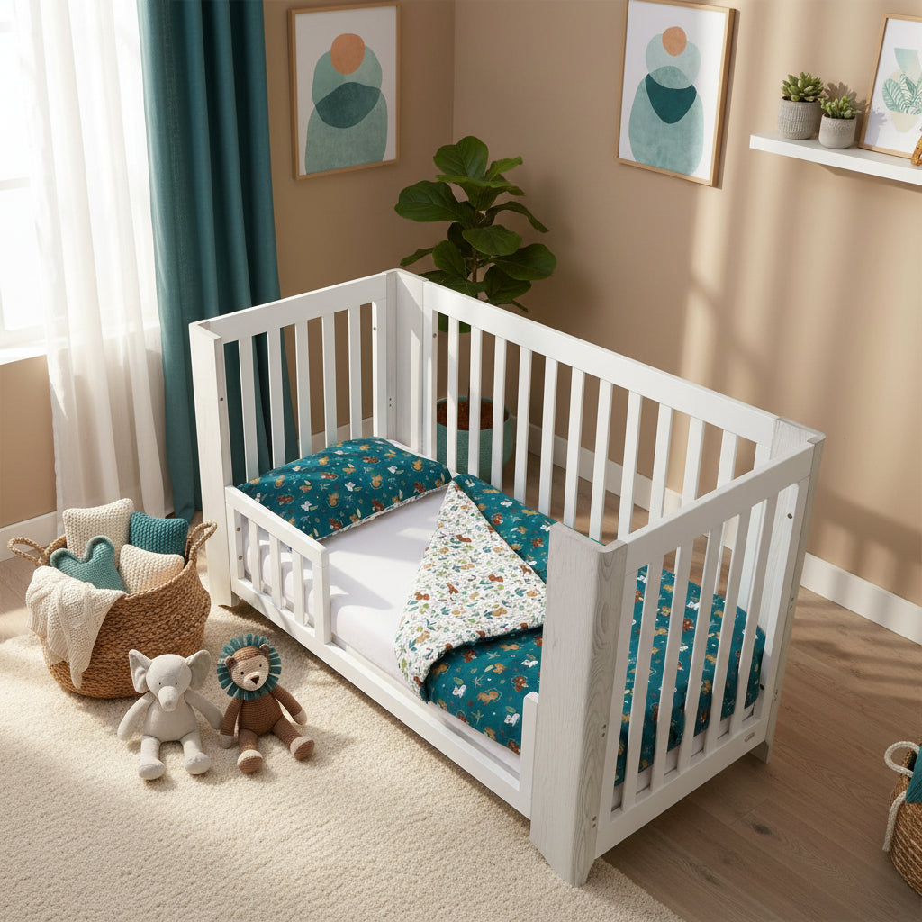 Jungle Organic Cotton Junior All-in-One 4.0 Tog Quilt Bedding Set