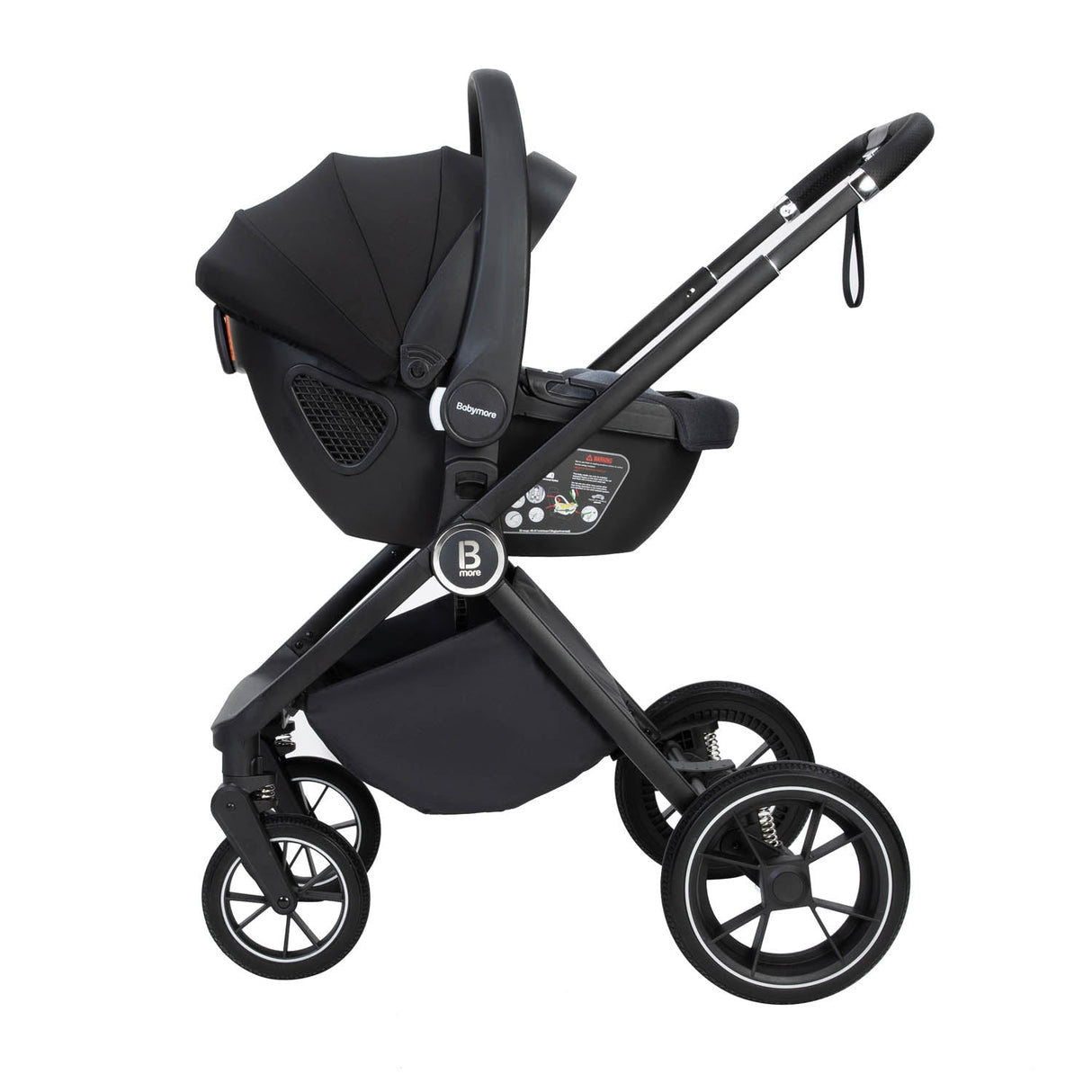 Babymore Kai Travel System + Coco Car Seat - Forest Grey