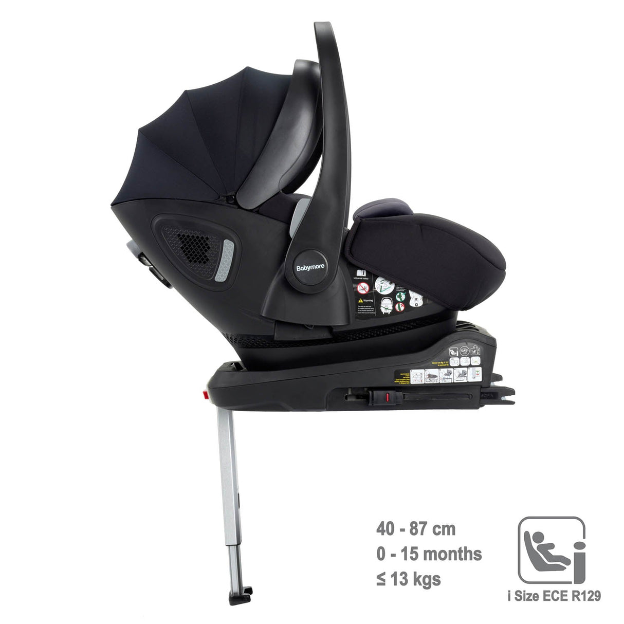 Babymore Kai Travel System + Pecan Car Seat & Base - Sandstone