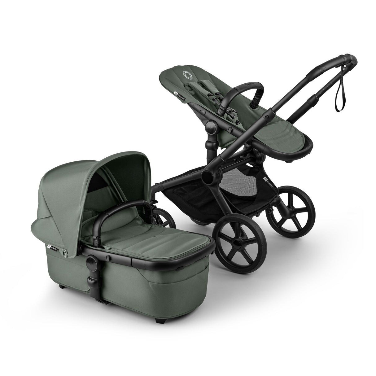 Bugaboo Fox 5 Renew with Maxi-Cosi Cabriofix iSize Travel System Bundle - Forest Green