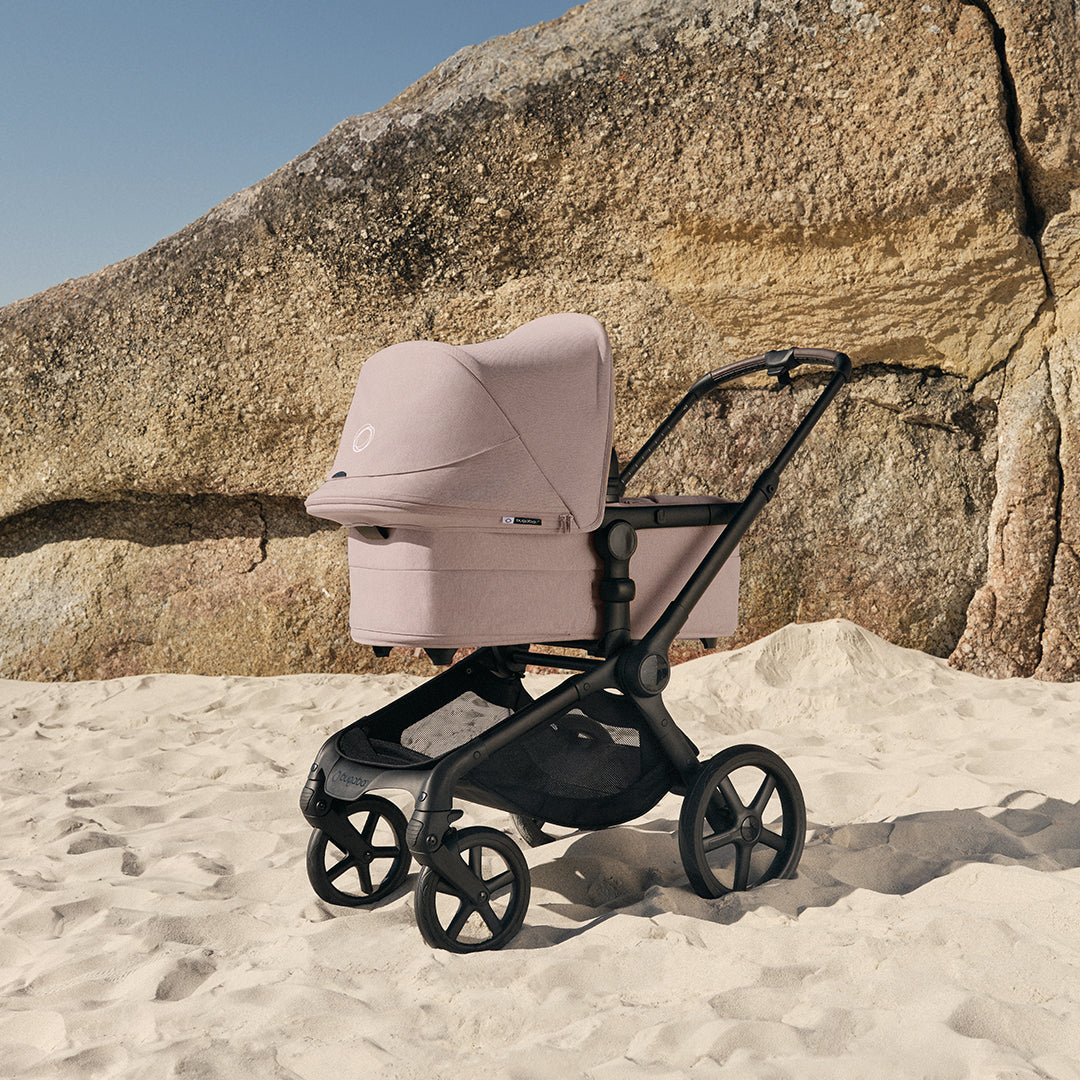 Bugaboo Fox 5 Renew Complete Pushchair Bundle - Black/Desert Taupe Melange