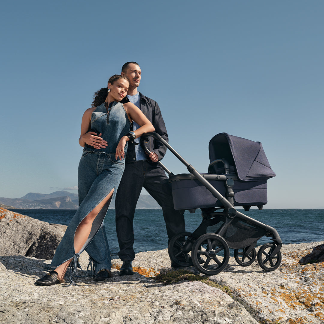 Bugaboo Fox 5 Renew Complete Pushchair Bundle - Black/Deep Indigo