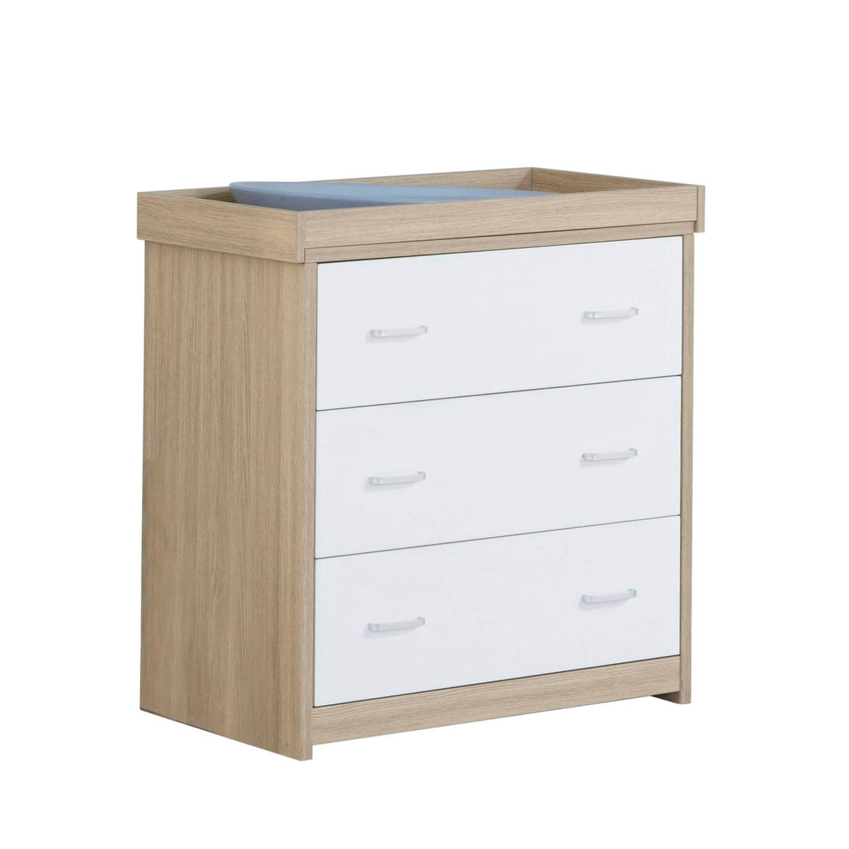 Babymore Luno Veni Chest Changer - White Oak