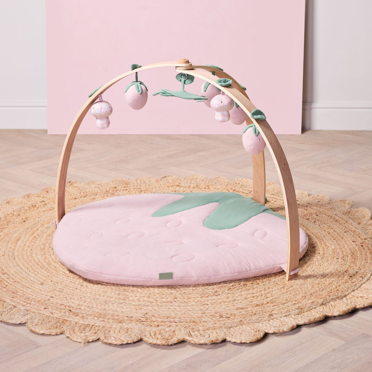 Tutti Bambini Luxury Wood & Muslin Playgym - Tiny Tails