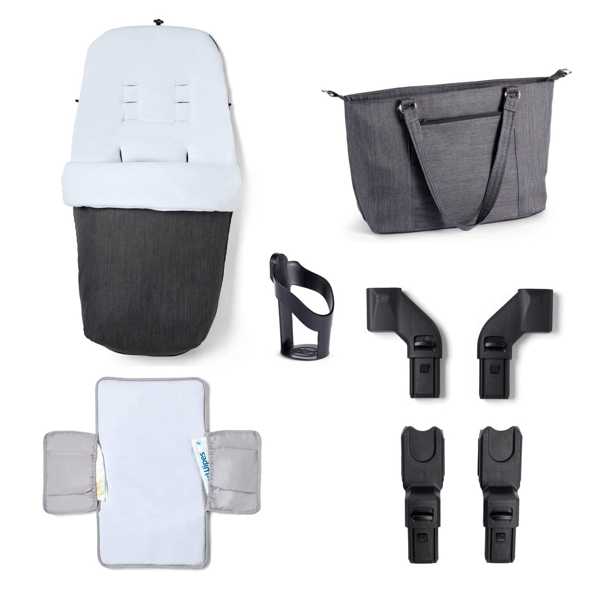 Babymore Memore V2 Pram & Pushchair - Chrome