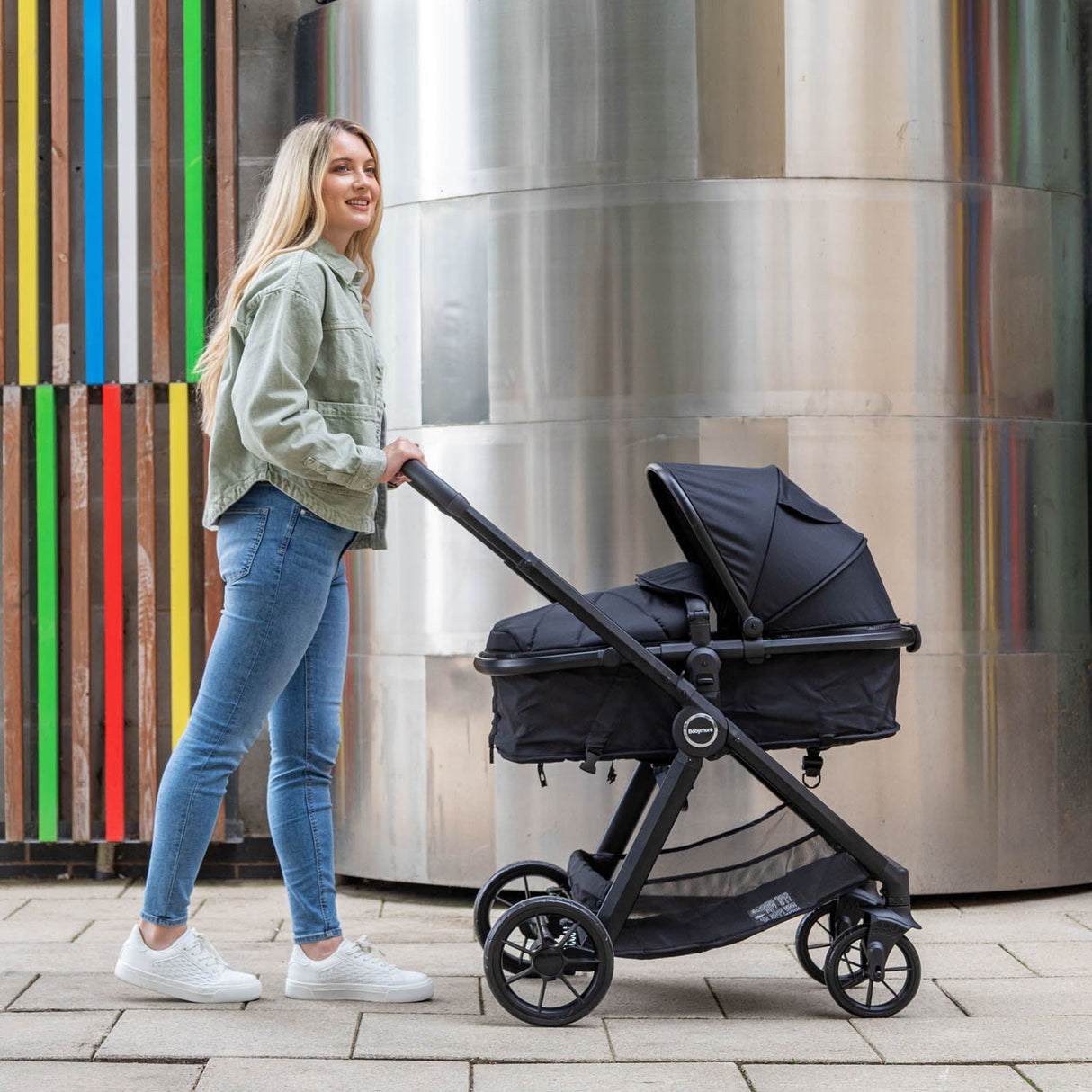 Babymore Mimi Pram & Pushchair - Black