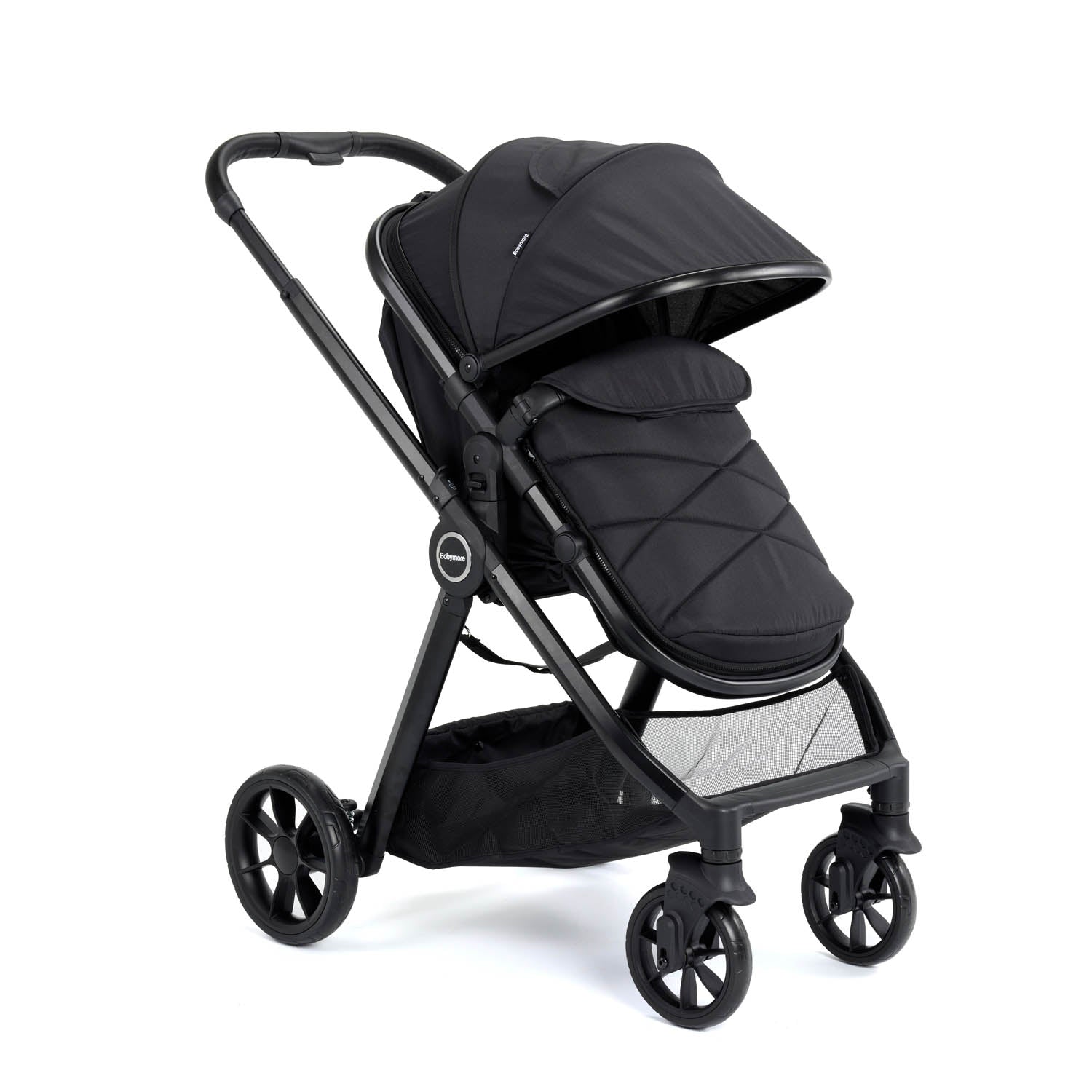 Babymore Mimi Pram & Pushchair - Black