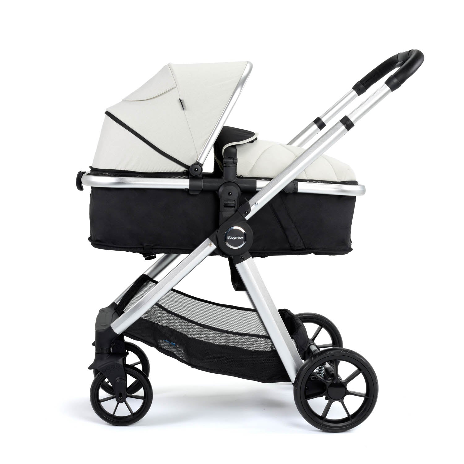 Babymore Mimi Pram & Pushchair - Silver