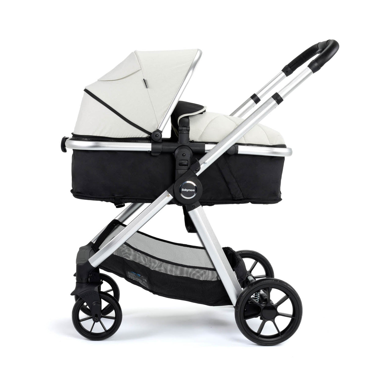 Babymore Mimi Pram & Pushchair - Silver