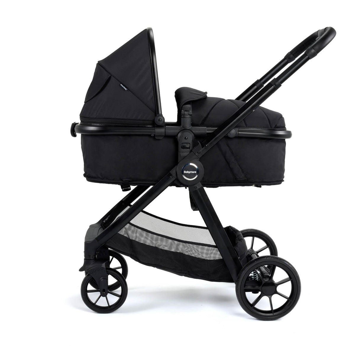 Babymore Mimi Travel System + Coco Car Seat & Base - Black