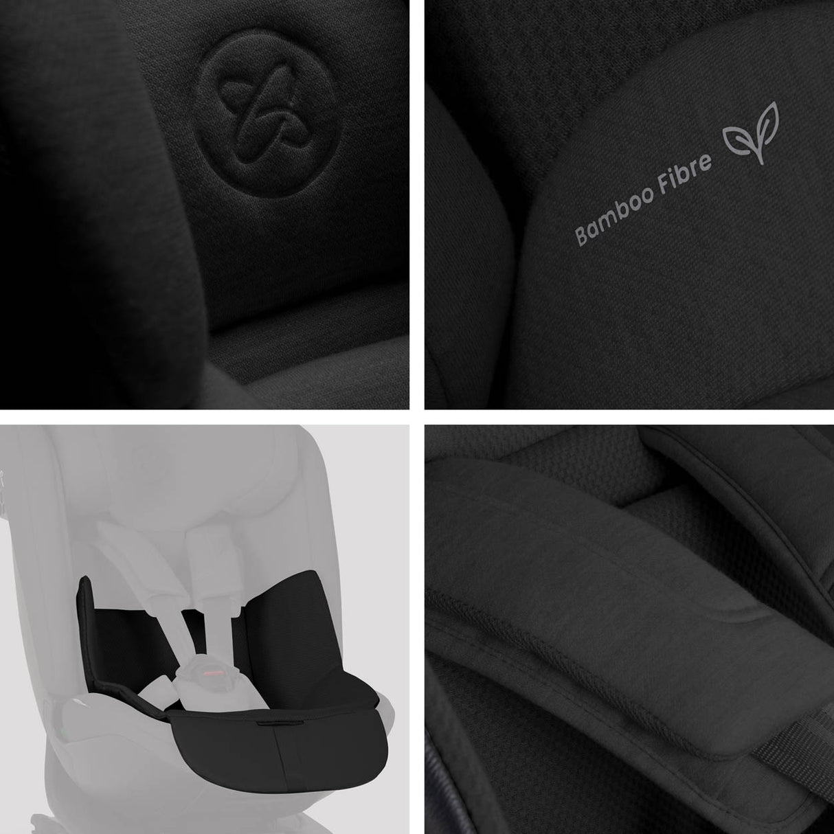 Silver Cross Motion 3 All Size 360 Car Seat - Iconic Black