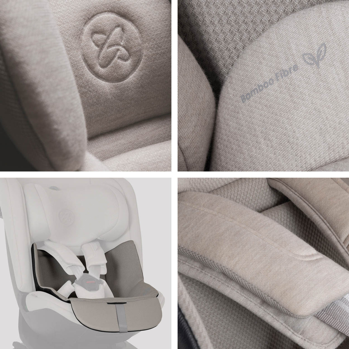 Silver Cross Motion 3 All Size 360 Car Seat - Natural Taupe