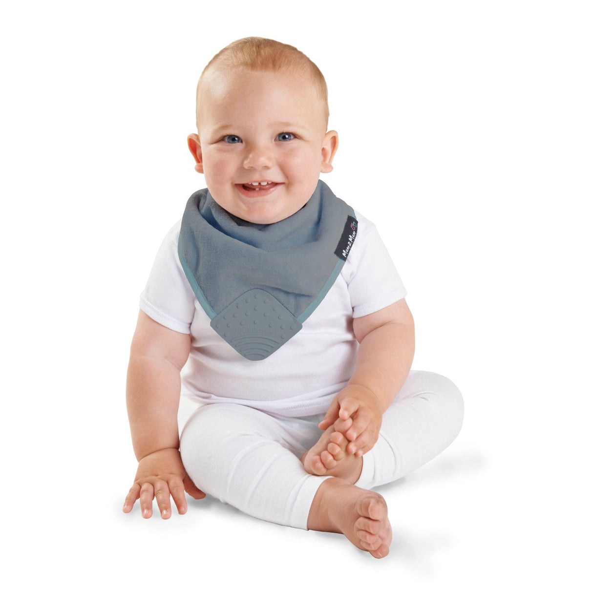 Mum 2 Mum Teething Bandana Wonder Bib - Grey