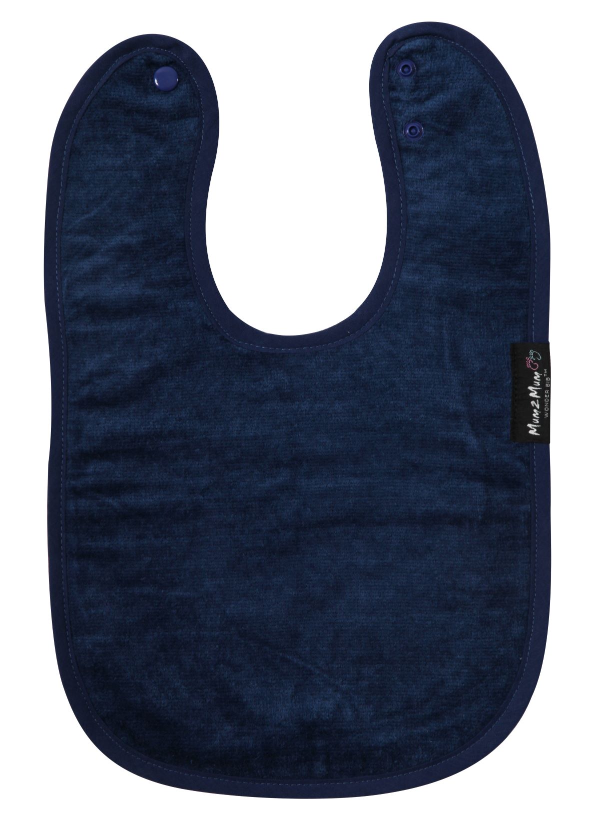 Mum 2 Mum Standard Wonder Bib - Navy Blue