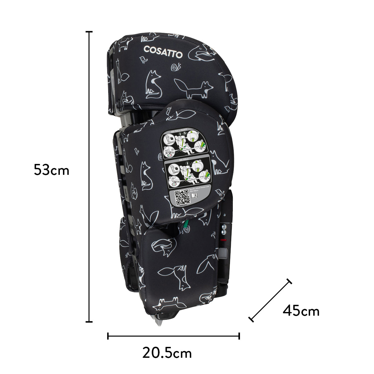 Cosatto Ninja i-Go R129 Travel Car Seat - Foxed