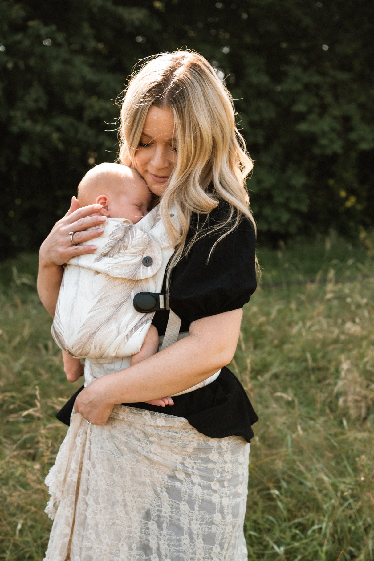 Nomad Pure Organic Baby Carrier - Feather Haze