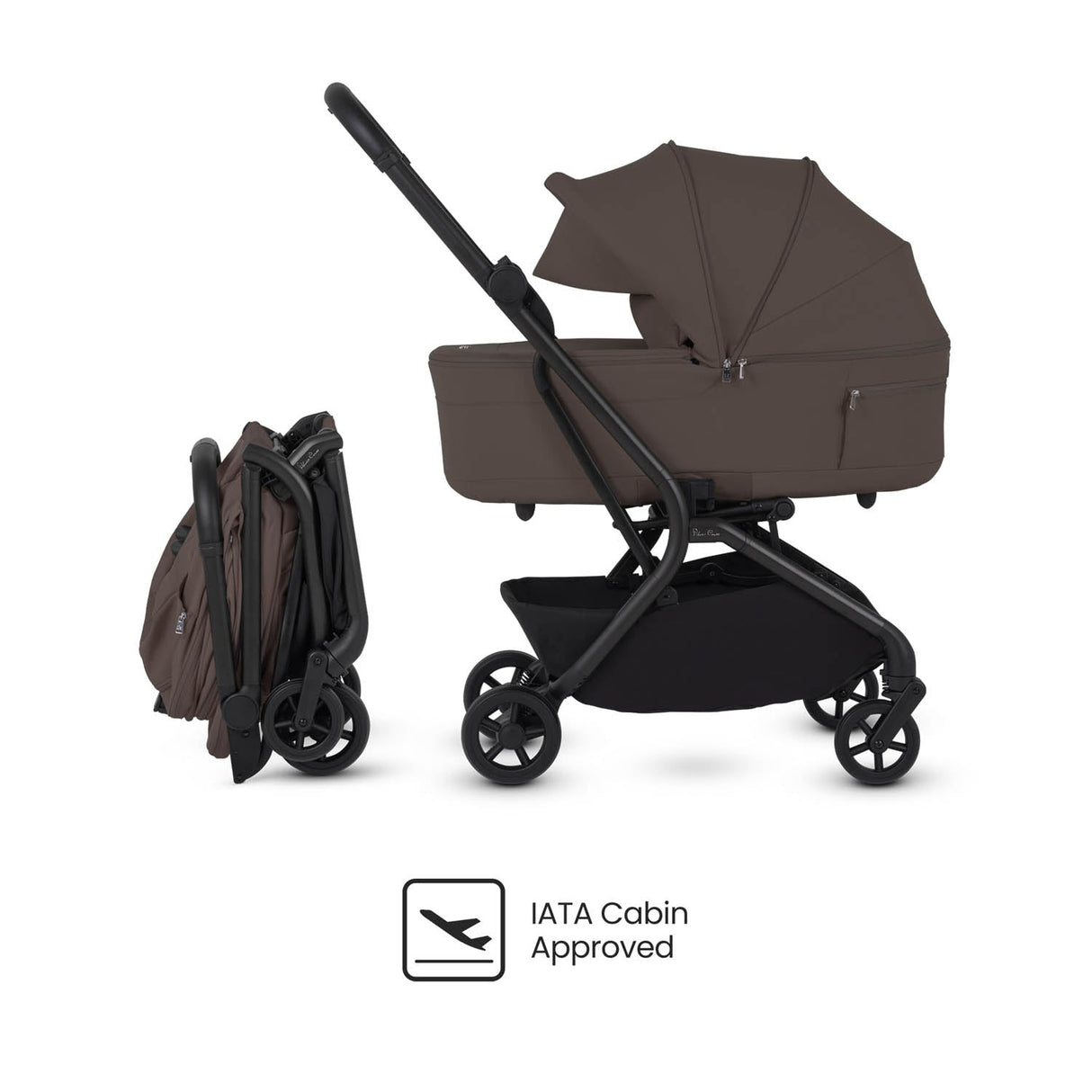 Silver Cross Nia Glide Plus Travel System & Accessories - Chocolate