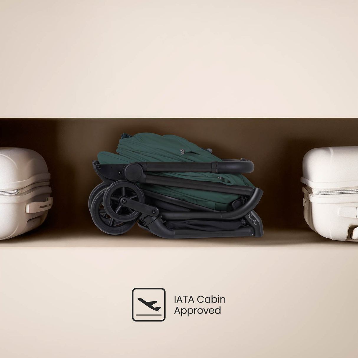 Silver Cross Nia Glide Plus Travel System & Accessories - Conifer