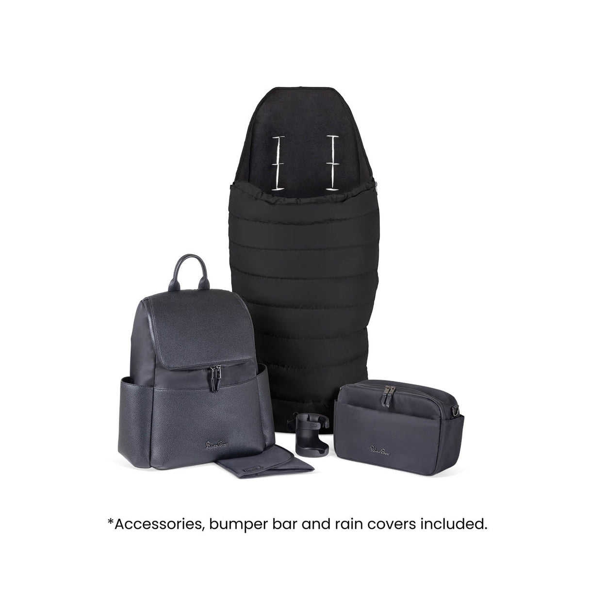 Silver Cross Nia Glide Plus Travel System & Accessories - Onyx