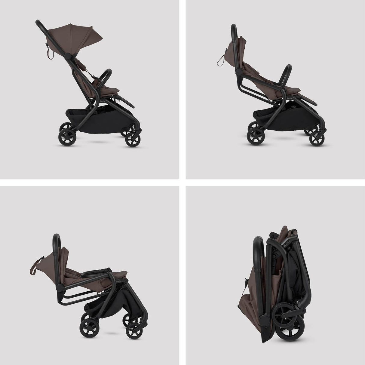 Silver Cross Nia Glide Plus Travel System - Chocolate