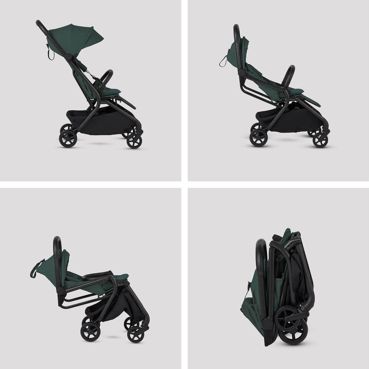 Silver Cross Nia Glide Plus Travel System - Conifer